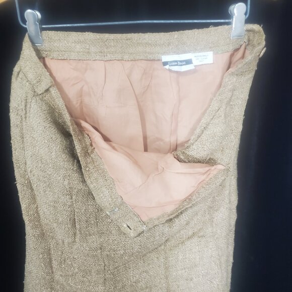 Vintage Nieman Marcus Tweed Pencil Skirt Fully Lined Size tag removed 28" Waist - Picture 15 of 15